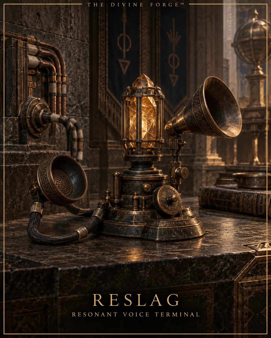Resonant voice terminal