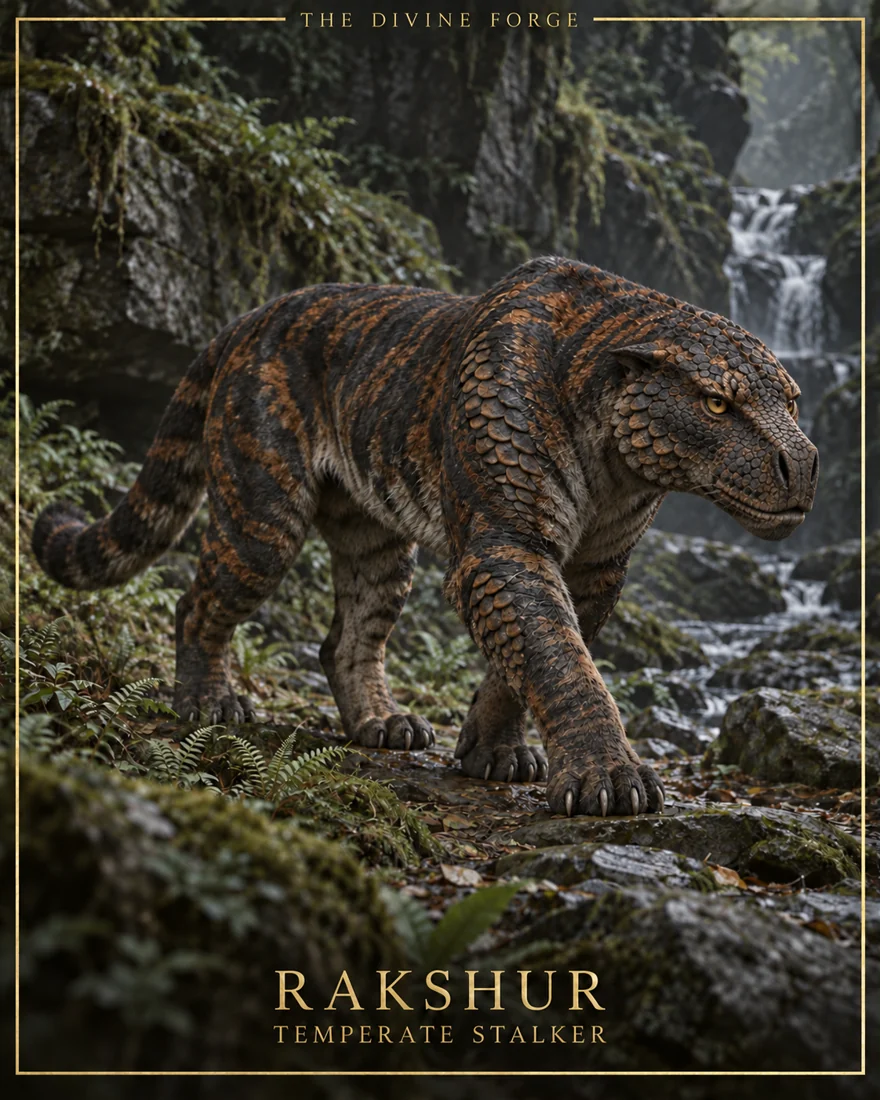 Rakshur with facial scales and a distinct Tiåmåtian skull
