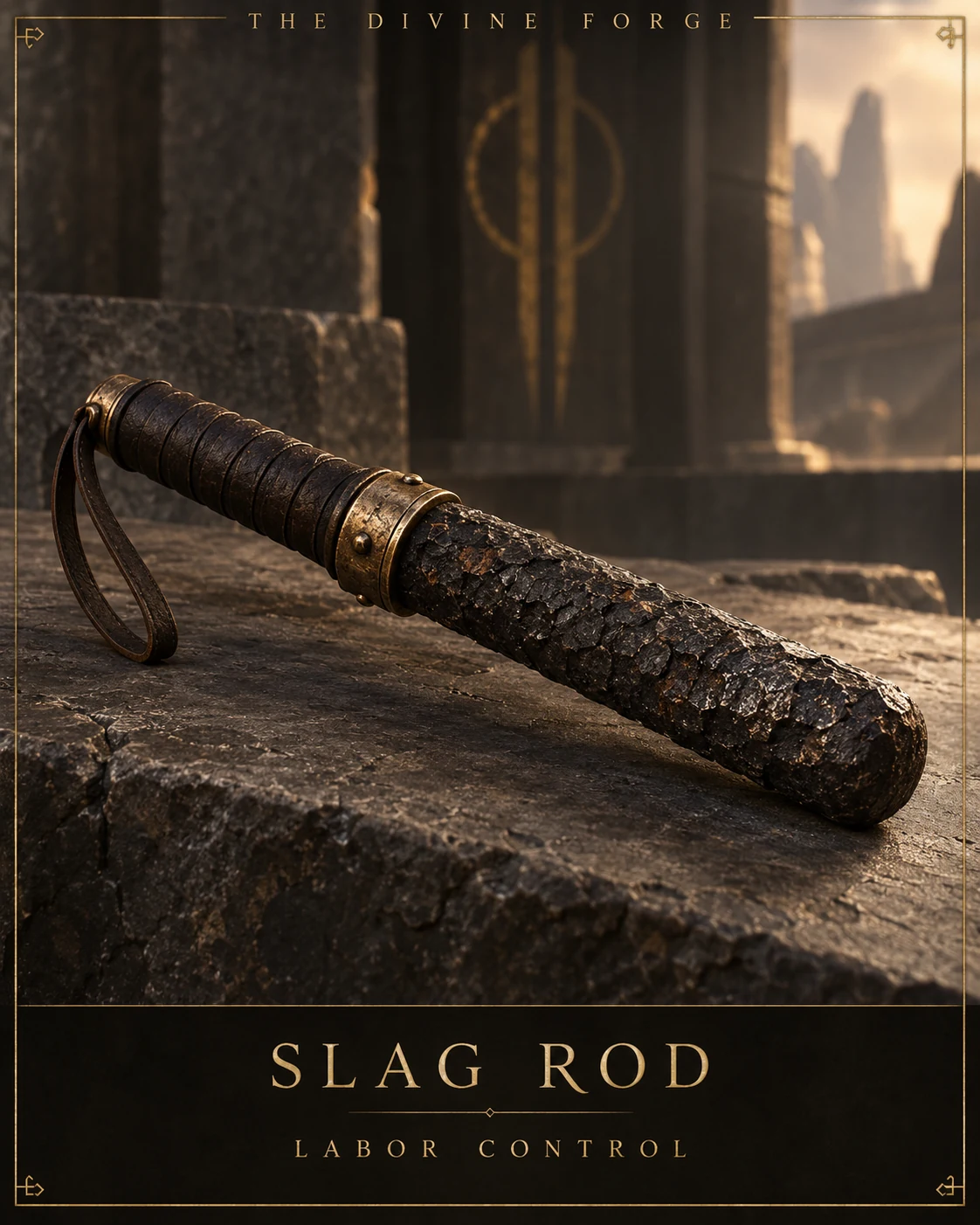Slag rod