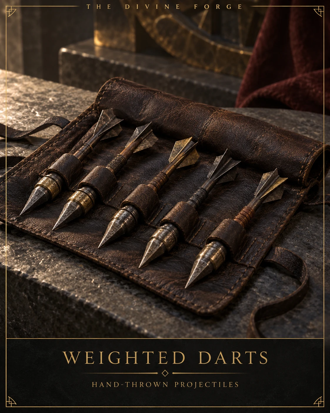Weighted darts