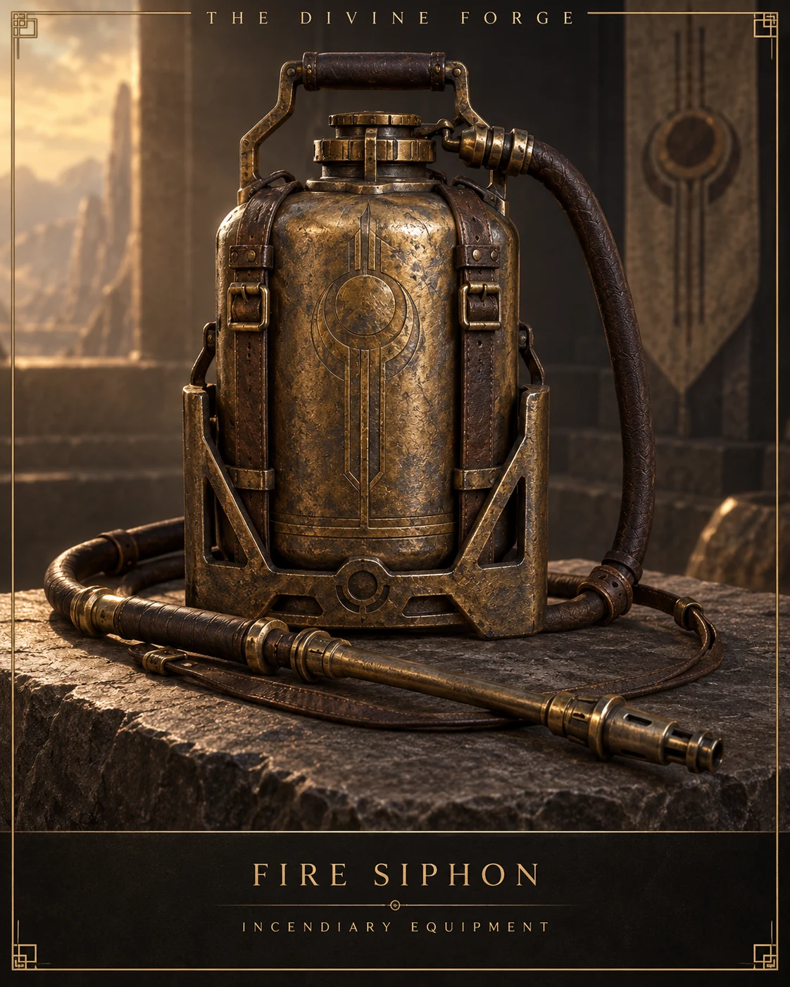 Fire siphon